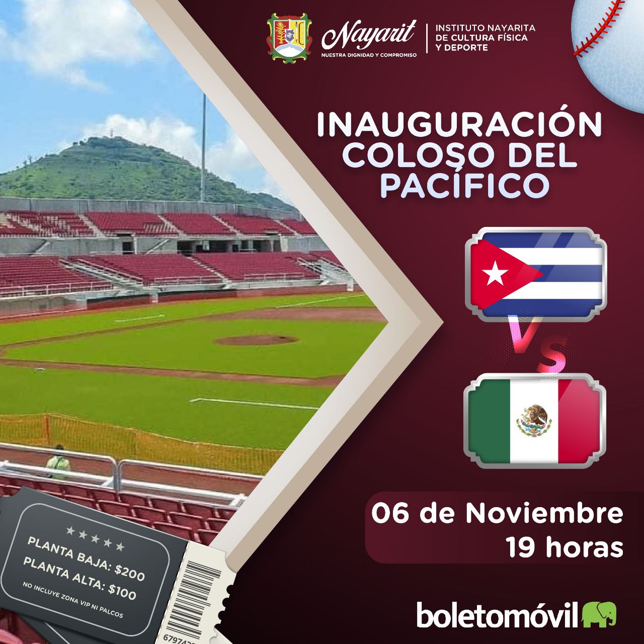 Se inaugura el Estadio Coloso del Pacífico